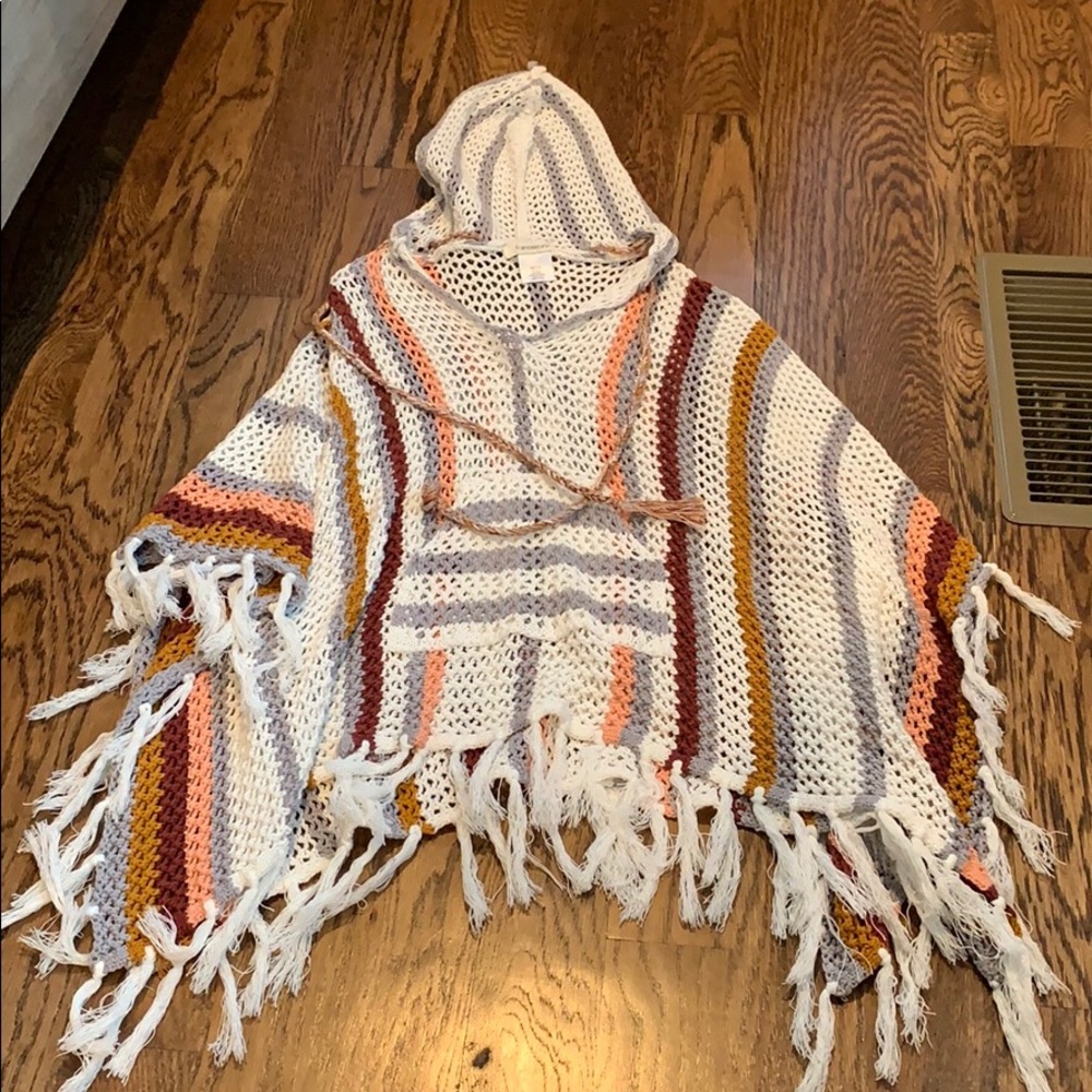 Francesa’s Knit Shawl with Hoodie